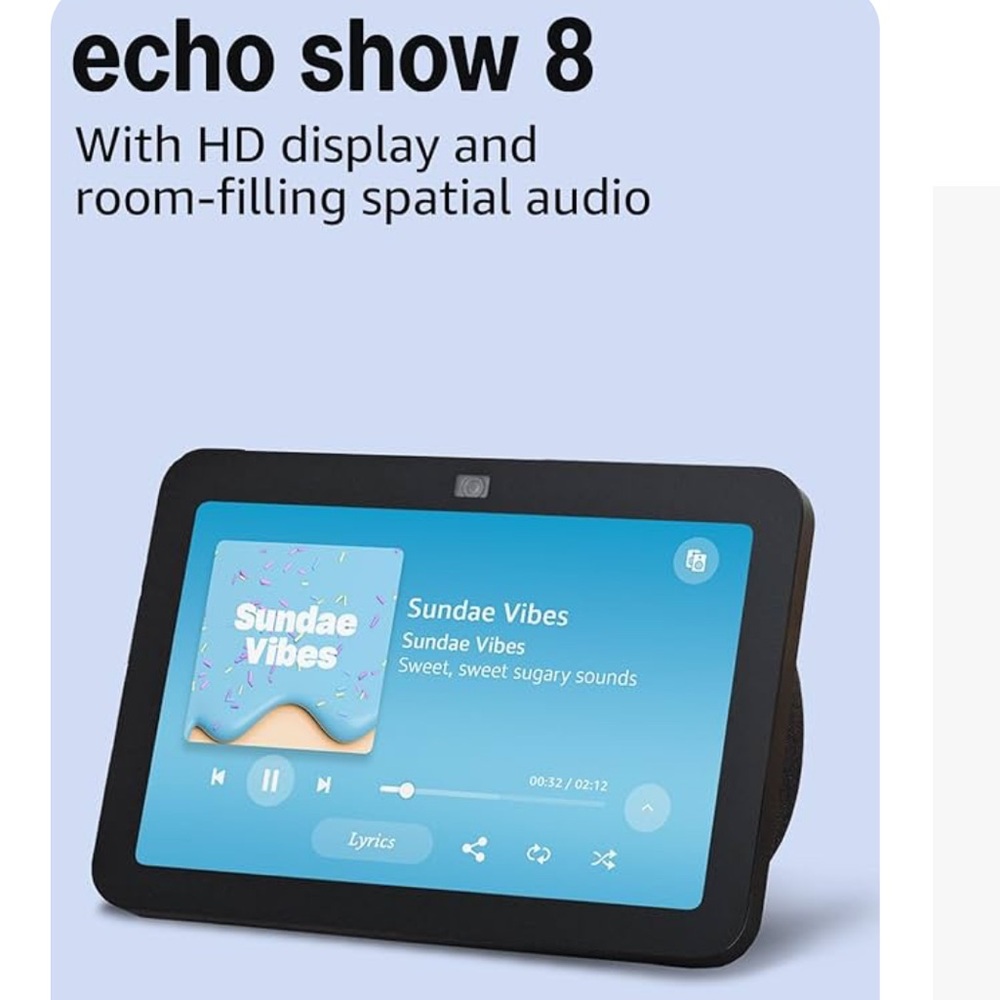 Amazon Echo Show 8 (3rd Generation) Black